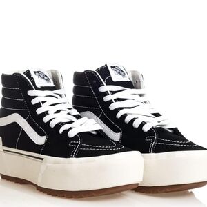 Vans Women's Black High-Top Sneakers